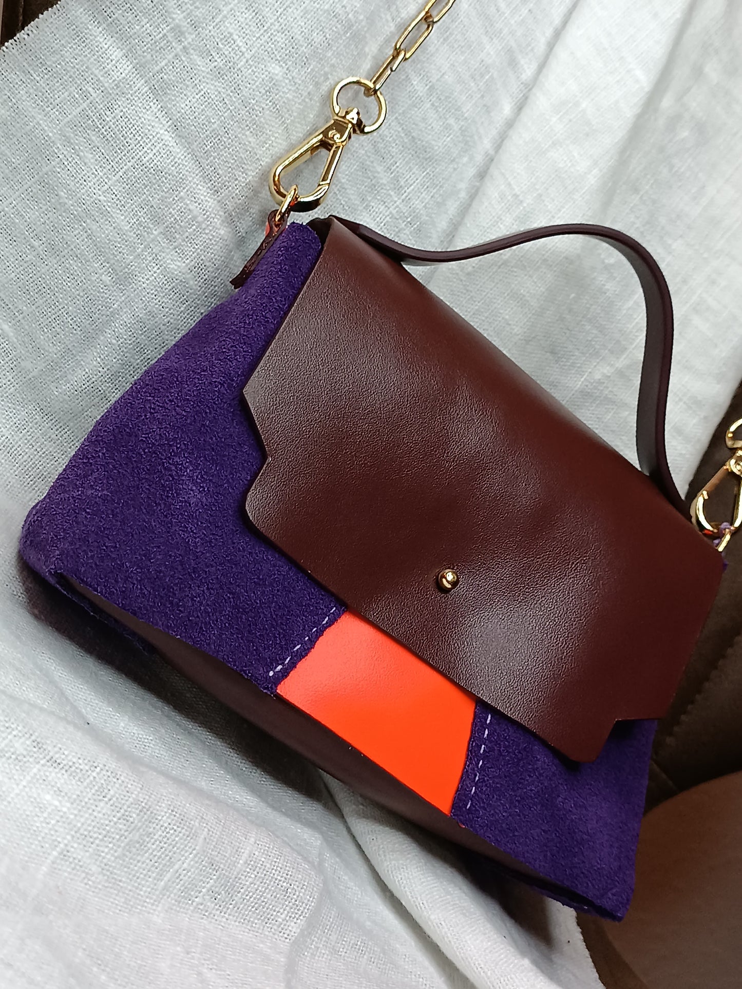 Sac Milan Lie de Vin / Violet