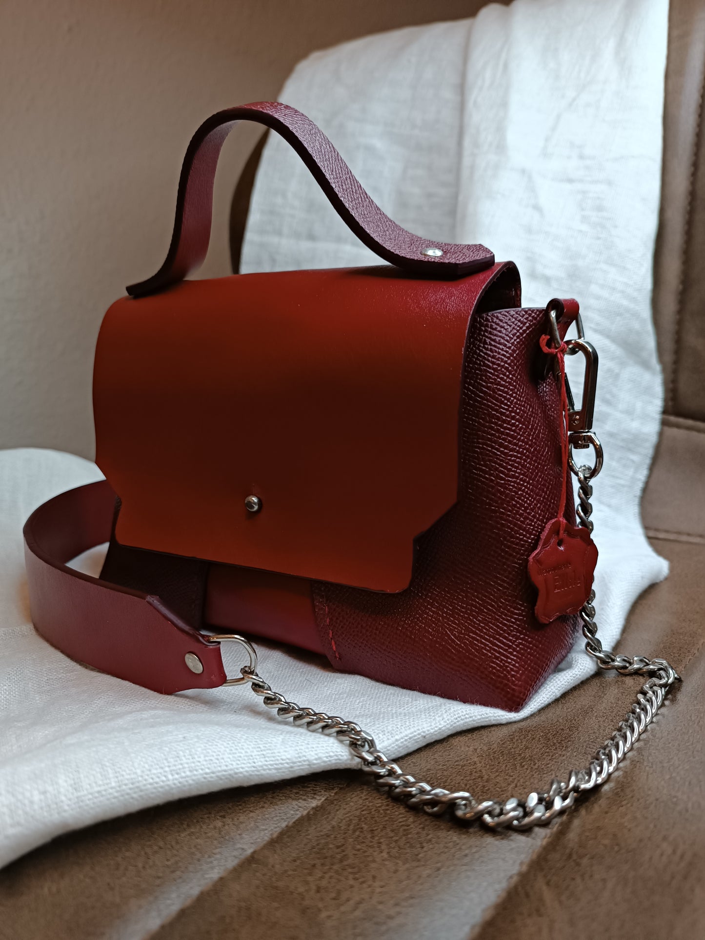 Sac Milan Rouge Carmin / Bordeaux