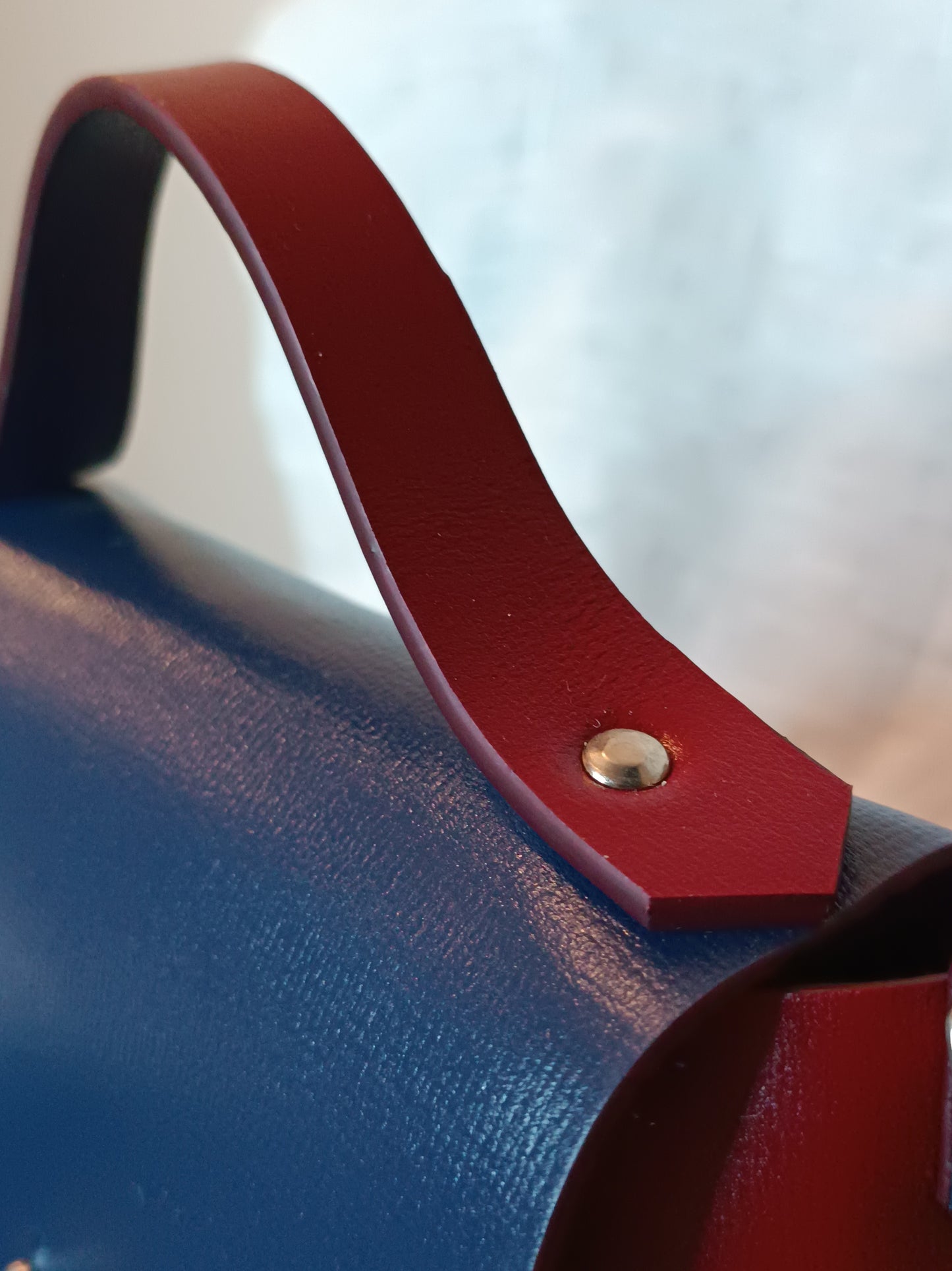 Sac Milan Bleu Marine / Rouge Carmin